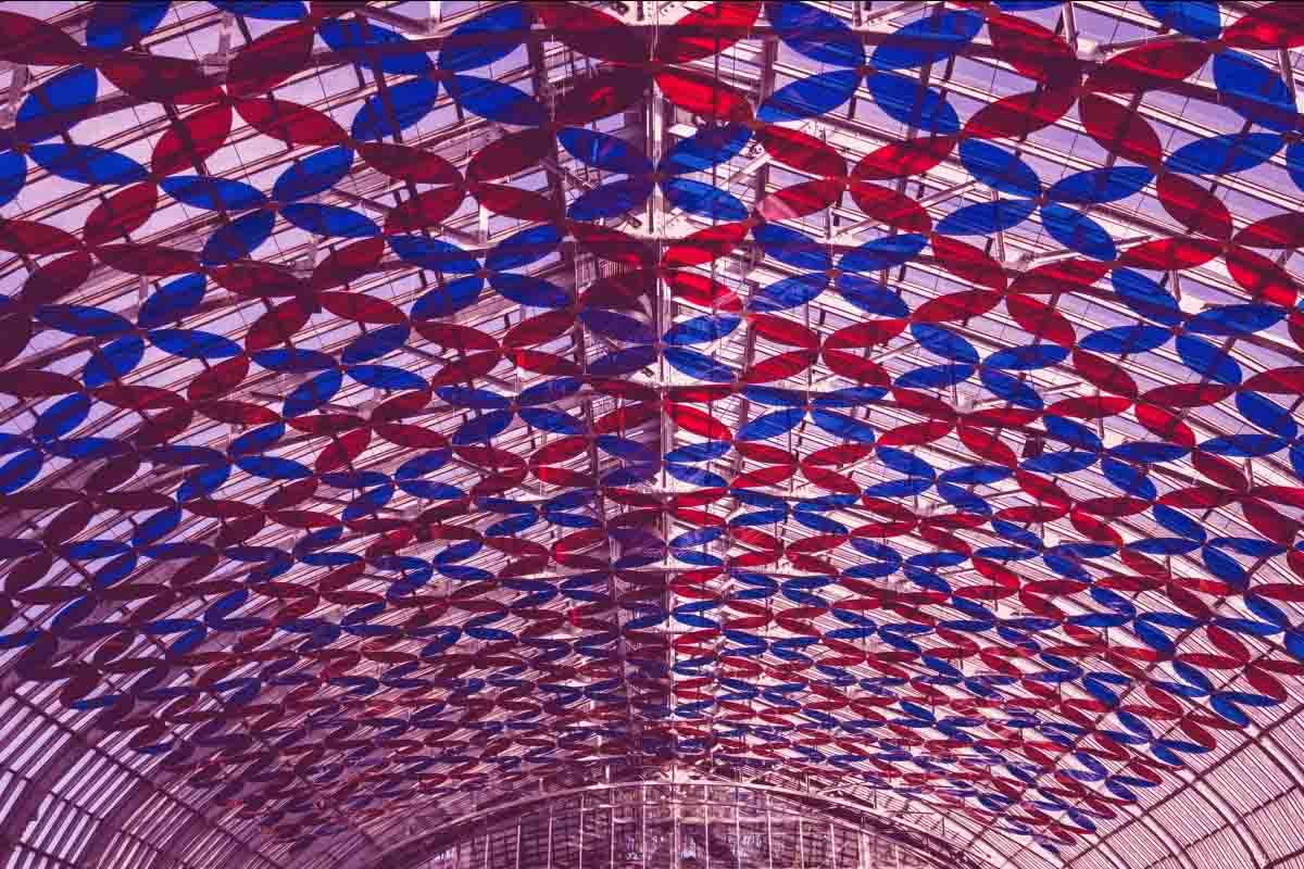 malla arquitectónica textil