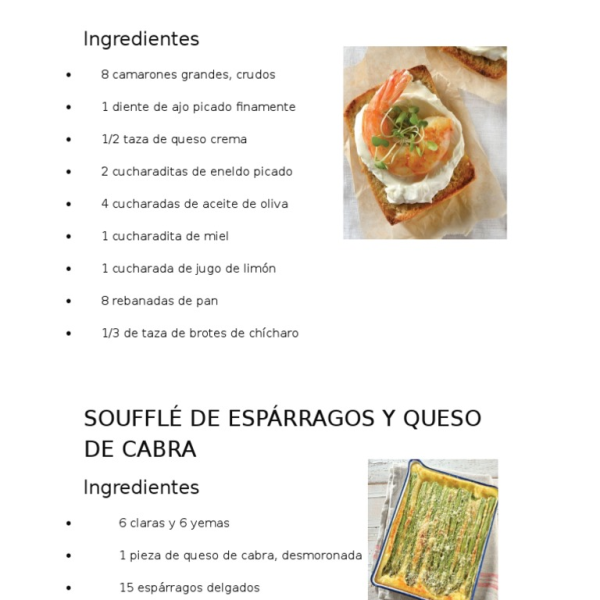 Recetas de cocina: Deliciosas y fáciles de preparar