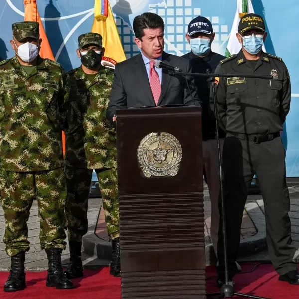 Exmilitares colombianos en Michoacán: Detención y cargos
